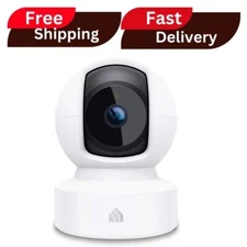 Kasa Indoor Pan/Tilt Smart Security Camera, 1080p HD Dog Camera 2.4GHz with Nigh