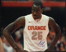 RAKEEM CHRISTMAS Signed Autograph 11x14 Photo Syracuse Orange Orangemen SU COA