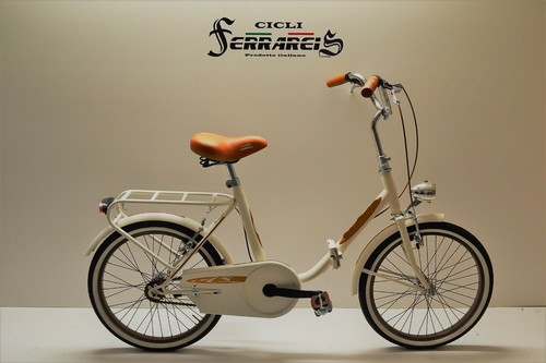 BICI PIEGHEVOLE 20 AVORIO PANNA MARRONE | eBay