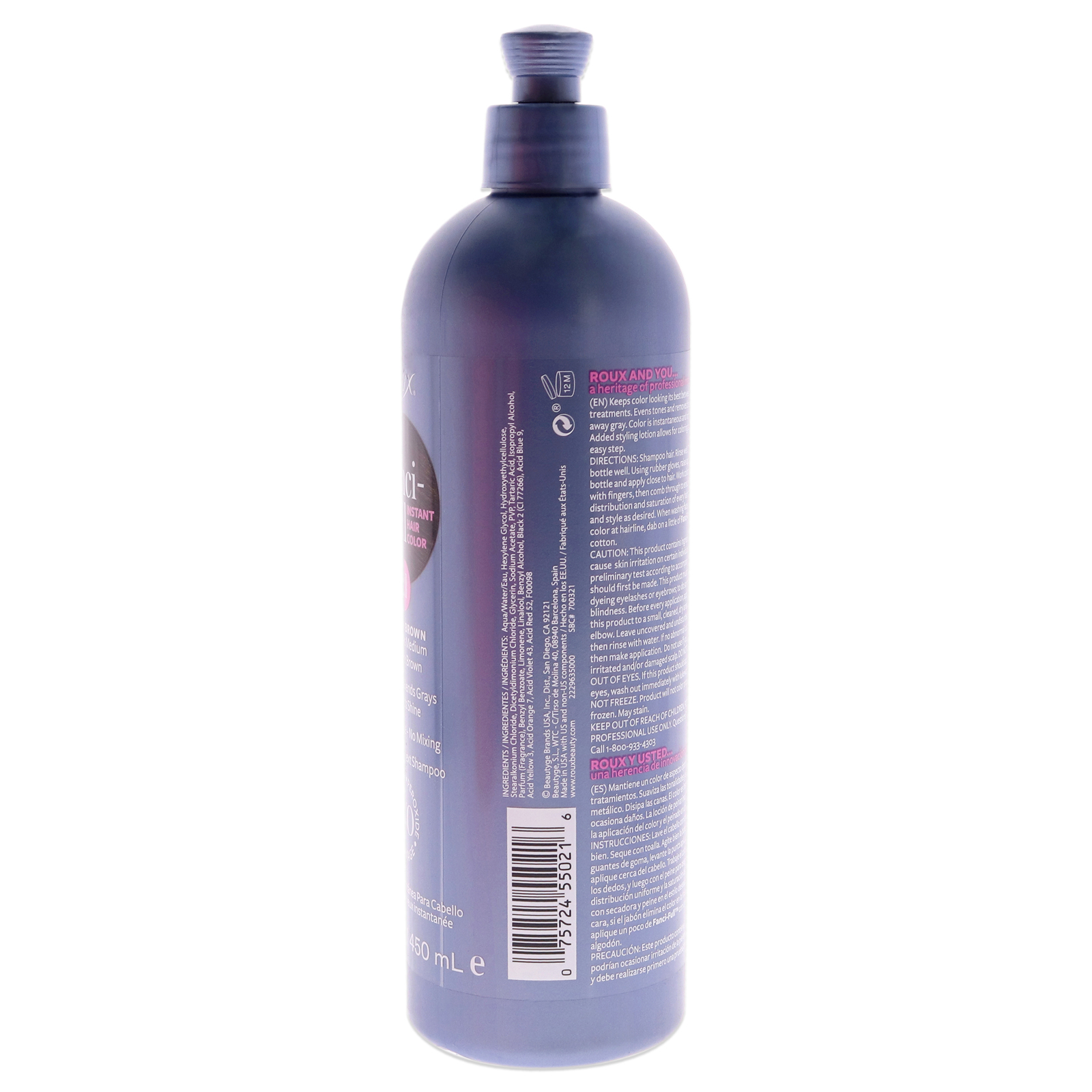 Roux Fanci-Full Hair Color - 21 Plush Brown - 15.2 oz Demi-Permanent Color