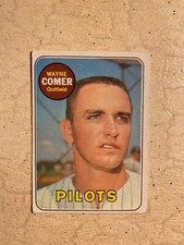 1969 TOPPS BASEBALL #346 WAYNE COMER!! $1 SHIPPING!! 