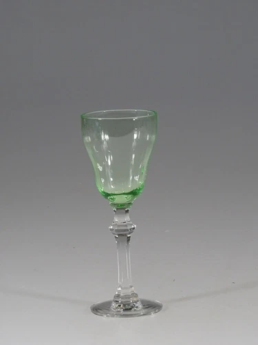 Vintage Depression Glass Uranium Green Cordial c.1935