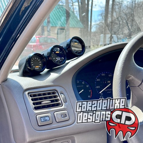 GAUGE POD MOUNT TRIPLE FITS 19962000 CIVIC EK FUNCTIONAL WINDOW VENT