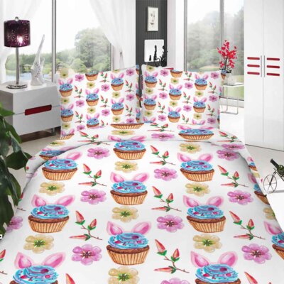 Cake Training Line 3D Printing Duvet Quilt Doona Covers Pillow Case Bedding Sets
