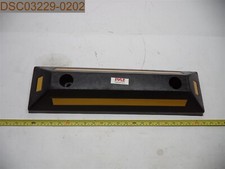 Pyle Vehicle Wheel Stop, wytrzymały gumowy blok opon parkingowych, 21-1/2"x6"x3-1/2"