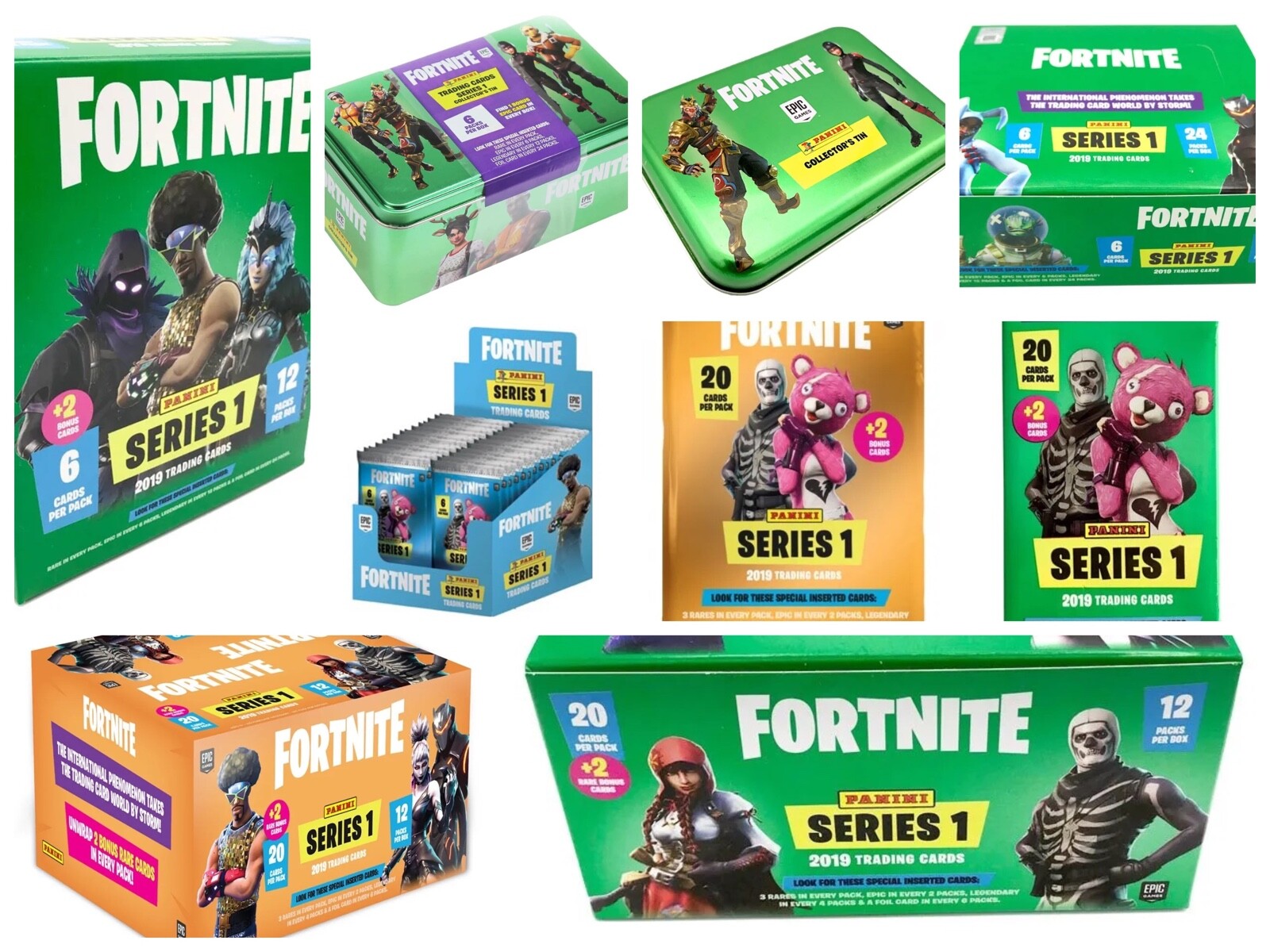 Thumbnail - Panini Fortnite Series 1 To Choose Mega Blasterbox / Fatpack Box /