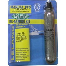 Leland Rearm Kit for Manual PFDs, Replaces Mustang MA7203, V86160-85202Z
