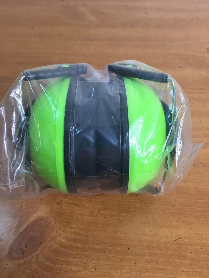 Proteção de ouvido infantil verde - faixa de cabeça sobre a orelha com bolsa de armazenamento - Imagem 3 de 4