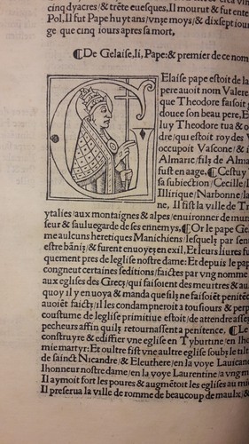 PLATINA, Les Genealogies, faitz et gestes des sainctz Peres Papes.. , Paris 1519 - Picture 16 of 24