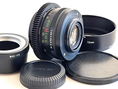 SERVICED! Helios-44M 58mm F/2.0 Cine mod! USSR Lens For Fuji FX