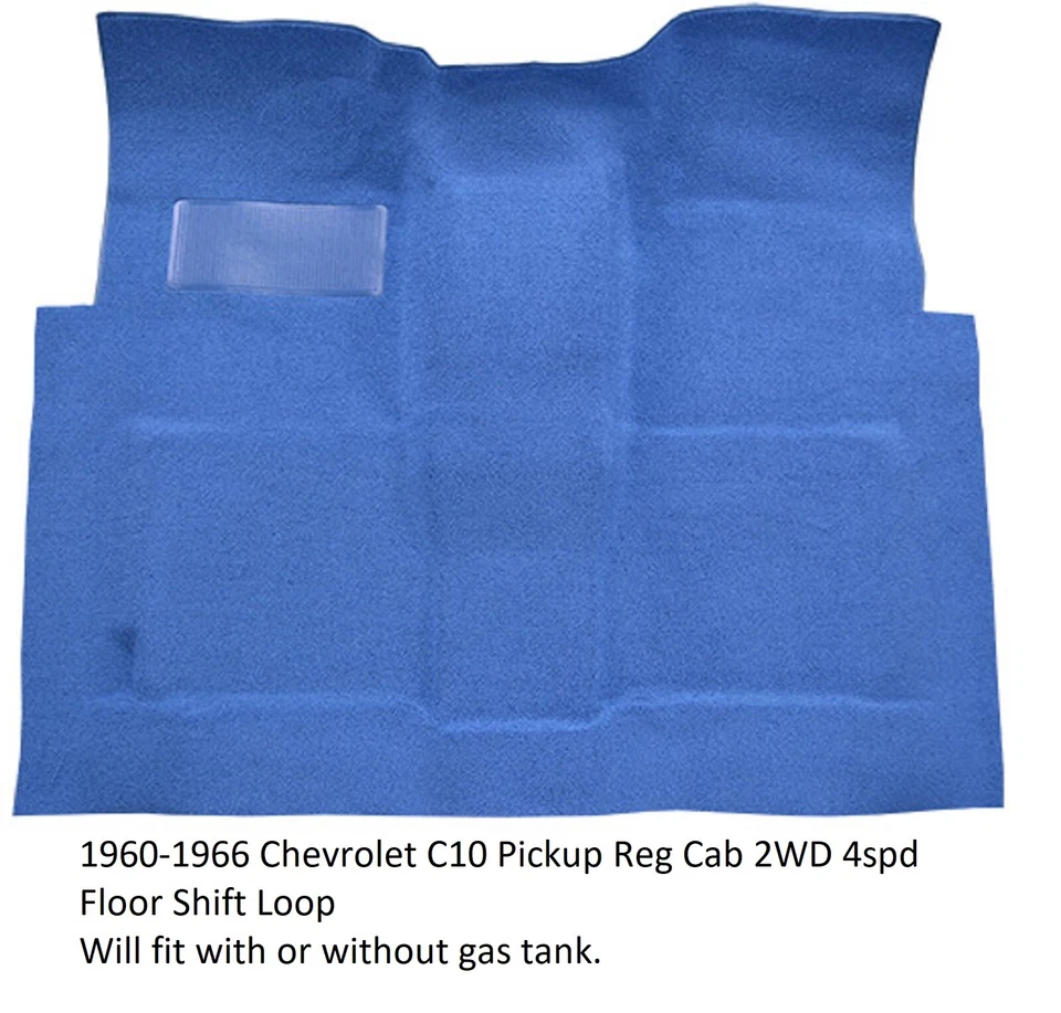 Chevrolet C10 Pickup ACC 1960-1966 2x2 lazo alfombra piso automático/3 velocidades o 4 velocidades Foto 4 de 4