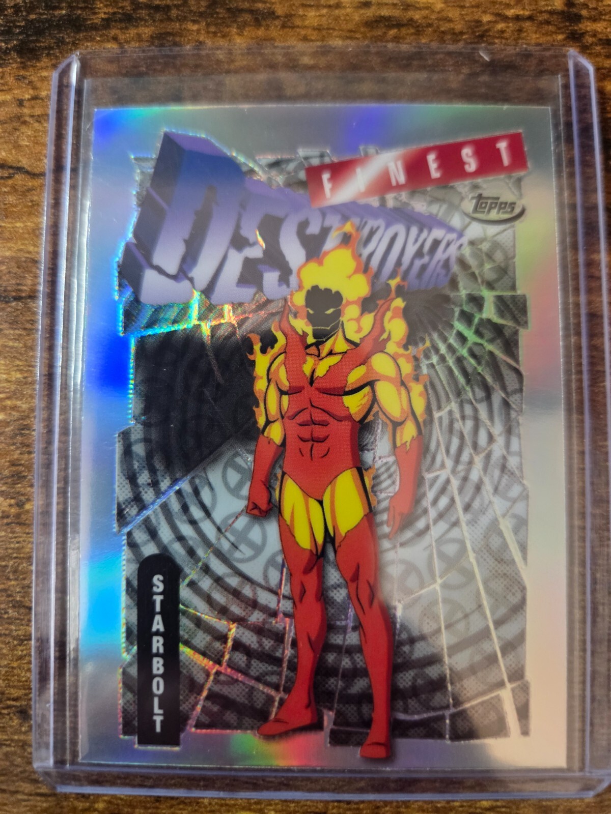 2025 Topps Finest Marvel X-Men '97 Starbolt Destroyers Uncommon Refractor #75
