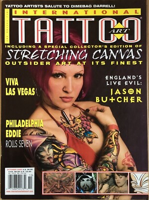 TATTOO ART Magazin, 10-2006 USA, Dimebag Darrell, Jason Butcher, Phil. Eddie