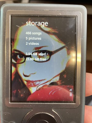 Microsoft - ハッピースマイル Microsoft Zune 30 GB Digital Media Player 1089 Good Battery