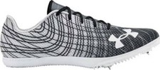 NIB Under Armour Kick Distance 3Track Shoes Grey Size 8 Free Shipping