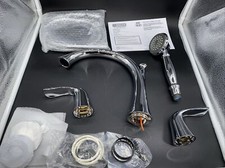 Delta Roman Tub Filler W/ Hand Shower, Trim Only, Chrome Finish T4738 READ
