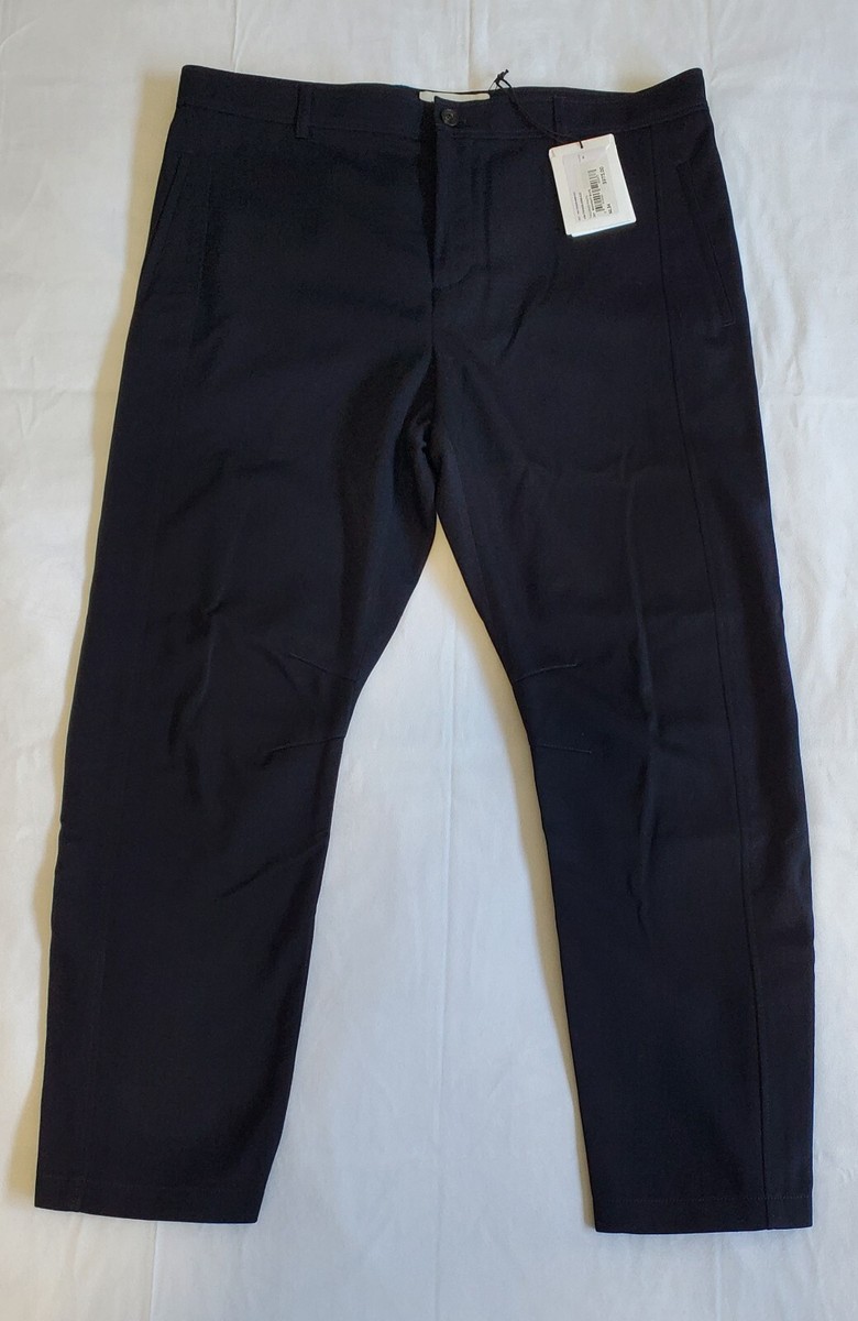 NWT $975 LANVIN PARIS TAILORED SIDE PANTS MIDNIGHT BLUE