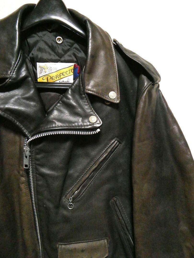 Schott 118 Double Riders Jacket Oiled Leather men Size 40 Schott 118 Double Riders Jacket Oiled Leather men Size 40