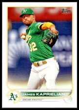 2022 TOPPS #651 JAMES KAPRIELIAN OAKLAND ATHLETICS