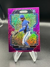 2022 Panini Prizm Purple Shimmer Prizm /7 Otto Lopez #36 RC
