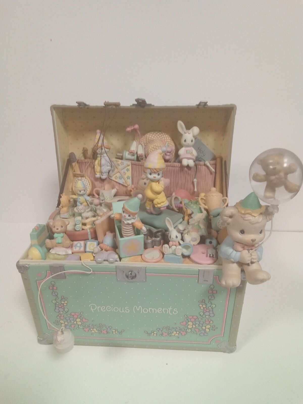 Precious Moments Enesco 1991 Toy Chest Music Box  My Favorite Things