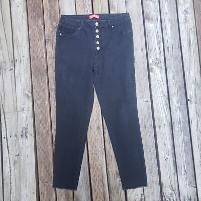 ASTOR DENIM Skinny Black Pants Size