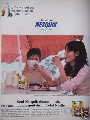 NUR WERBUNG NESQUIK GIBT MILCH IN 2 SEKUNDEN DEN GESCHMACK VON SCHOKOLADE NESTLÉ