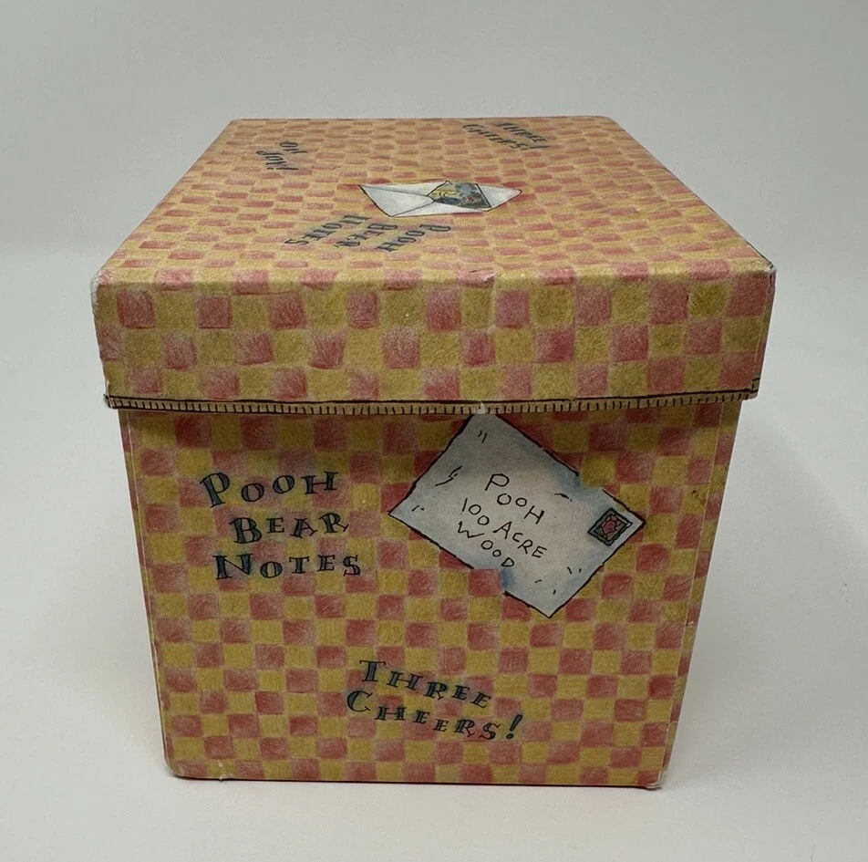 Tarjetas de felicitación de agradecimiento de colección de Winnie The Pooh (19) con caja y sobre Disney Foto 3 de 4