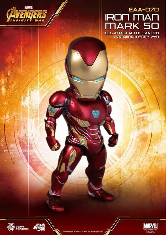 アメコミ Beast Kingdom Iron Man Mark L EAA-070 BEAST KINGDOM EAA-070 AVENGERS INFINITY WAR IRON MAN MK50 6