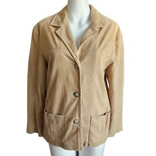 Golden Bear VTG Womens Leather Jacket Sz XS