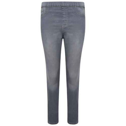 LADIES HIGH WASTED JEANS WOMENS DENIM LEGGINGS STRECHY JEGGINGS PLUS SIZED PANTS - Picture 5 of 8