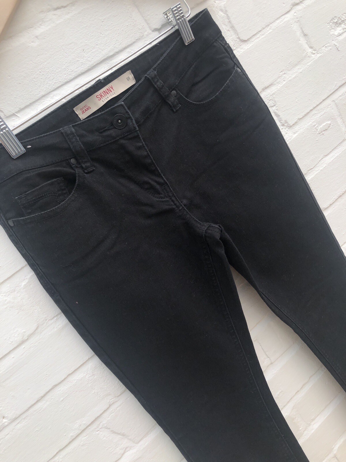 Next Black Skinny Jeans UK 8 L29” Casual Pants eBay