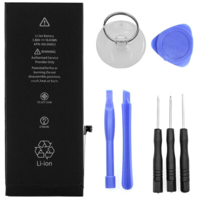Ersatz Akku für Apple iPhone 6S Plus + Batterie 2750mah Accu Battery + Werkzeug