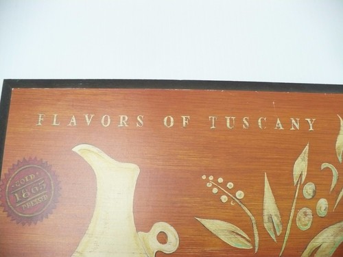Flavors Of Tuscany Olio D' Oliva Wooden Plaque Sign - 第 2/6 張圖片