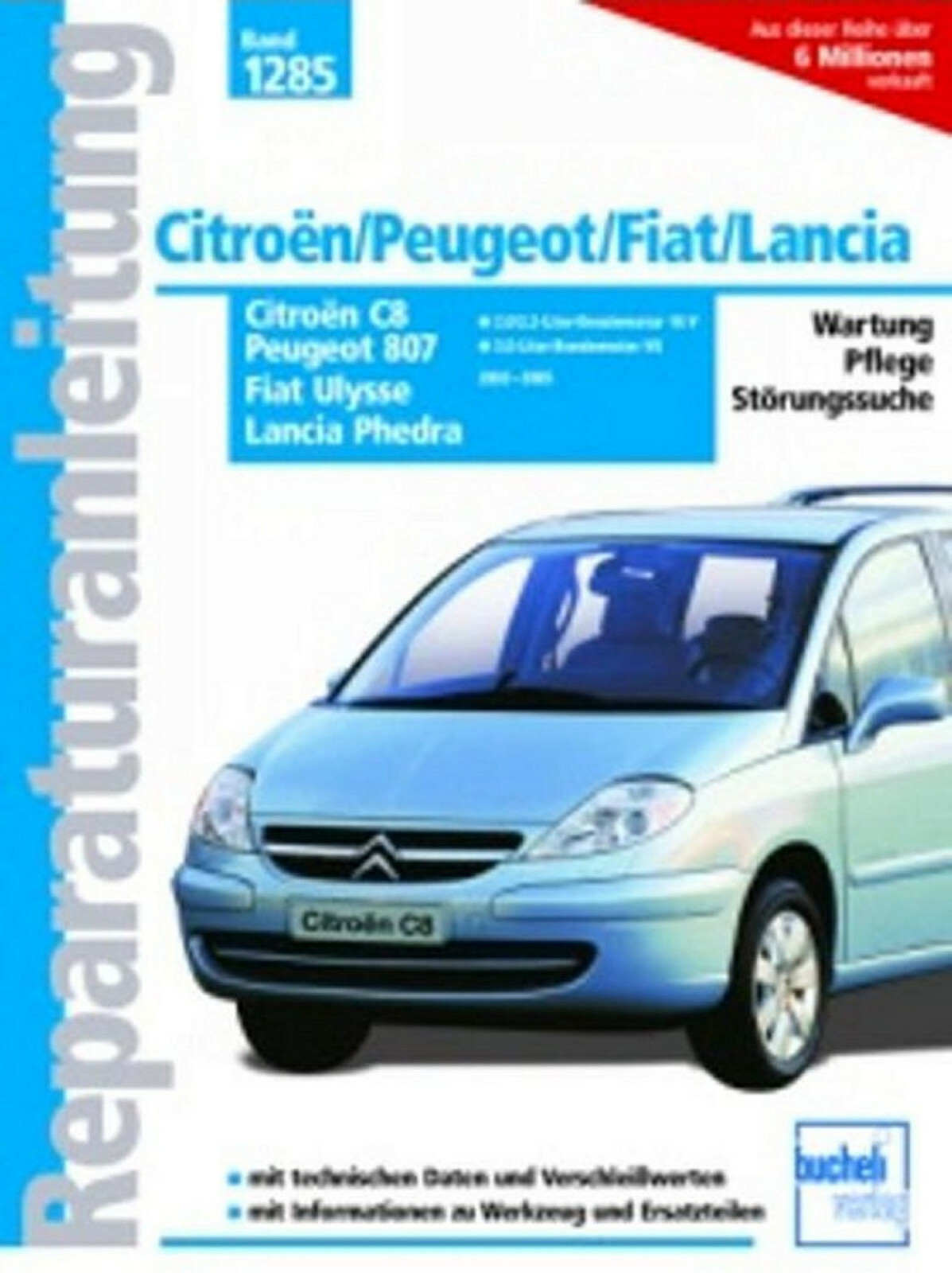 Thumbnail - Werkstatthandbuch Reparaturanleitung Wartung 1285 Peugeot 807
