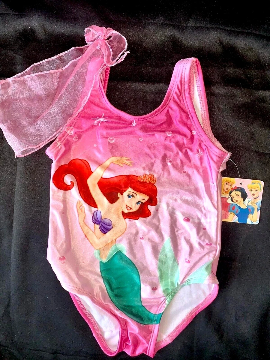 Disney Princess Ariel The Little Mermaid Swimsuit Pink