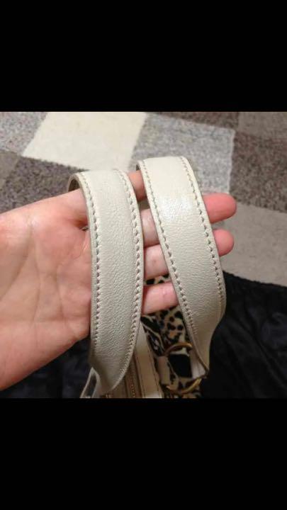 Borsa donna Vhtf Yves Saint Laurent M stampa leopardata design classico italiano USATA