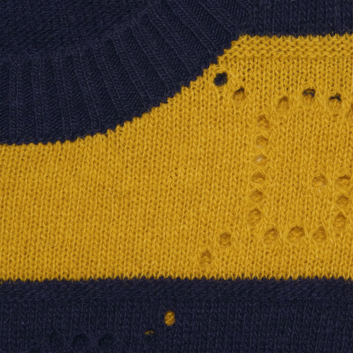 Gucci Monogram Sweater Jumper Yellow Blue Stripes 751021 9583G XL RRP £750 - Picture 7 of 10