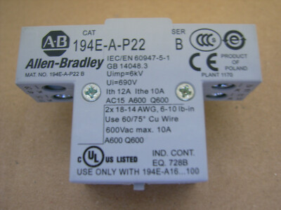 Allen Bradley 194E-A-P22 Schalter