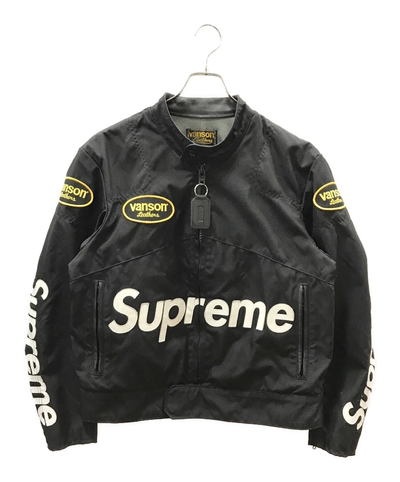 Veste blouson homme SUPREME x VANSON Cordura noir collab édition limitée