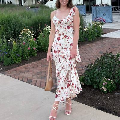 knit maxi long sleeve dress FARM Rio Multicolor Pretti Long Sleeve Knit Maxi Dress, Pretti Multicolor / XXS
