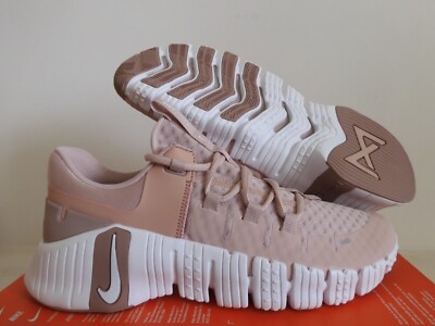Nike Free Metcon 5 Pink Oxford-White Womens Sz 12-Mens Sz 10.5 [FJ7126-602]