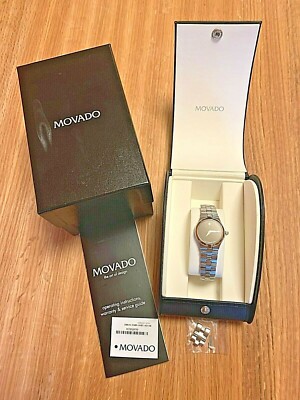 MOVADO JURO 25MM Quartz Stainless Steel Black Museum Dial  display picture 1