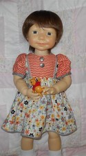 Kemper BABY BOY Unisex Doll Wig SIZE 12/13 LIGHT BROWN Short Straight Hair NWT