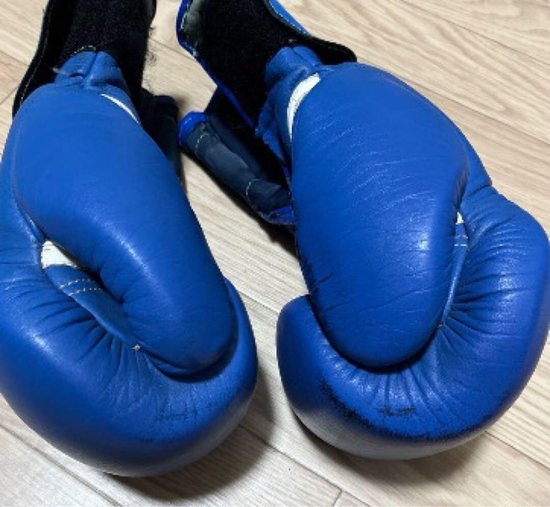 Winning Boxing Gloves 14oz Blue Magic Tape type MS500B from Japan Used Pôle Métropolitain
