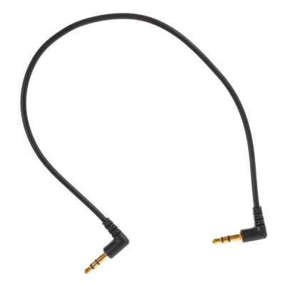  Audio Cable 3.5mm Male to Short Aux Cord Extension Weaving for Car