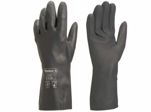 Schwarze Arbeitshandschuhe