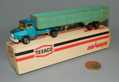 Majorette Promo Texaco 1980 : Camion Scania + Remorque Longue - Photo 1/6