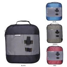 Fishing Worm Storage Wrap Binder with 10 Plastic Bags,Soft Bait Binder Bag