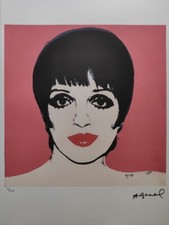 Andy Warhol Signed - Liza Minnelli - Certificate Leo Castelli